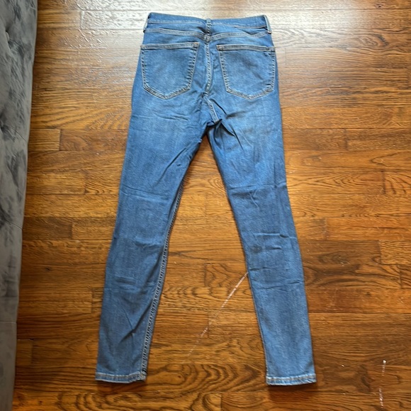 Topshop Moto Jamie Distressed Skinny Jeans Size 28 - Picture 3 of 3